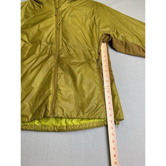 REI Co-Op Jacket Women's 1X Large Gold Flash Insulated Hybrid Hoodie Primaloft - Picture 9 of 10